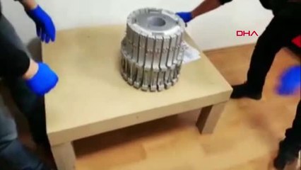 İstanbul Kanada'ya Yollanacak Örme Makinasında Afyon Sakızı Ele Geçirildi