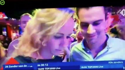 Isto é que foi começar o ano pela porta grande... e em direto para milhões de pessoas!