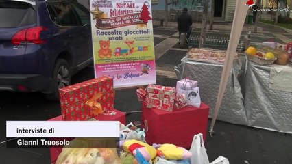 Carinaro (CE) - Brindasprinio della Pro loco in piazza (23.12.18)