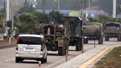Suriye sınırına askeri sevkiyat - KİLİS