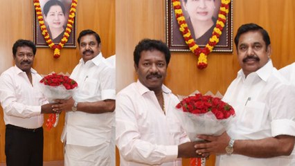முதல்வரை சந்தித்த கருணாஸ்! சபாநாயகர் மீதான நோட்டீஸ் வாபஸ்- வீடியோ