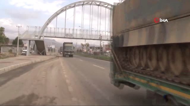 Sınıra Askeri Sevkıyat Sürüyor