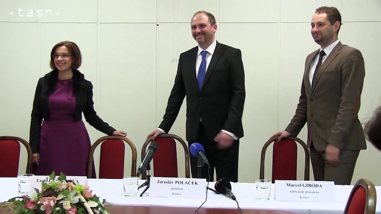 Primátor mesta Košice Jaroslav Polaček predstavil na magistráte nových námestníkov