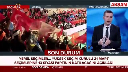 YSK: Yerel seçime 13 parti katılacak