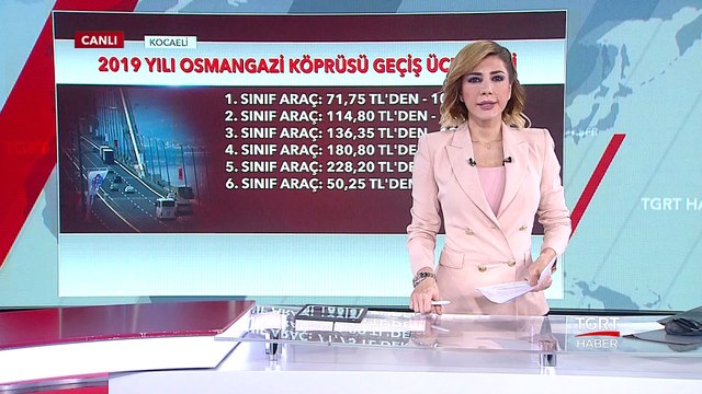 Osmangazi Köprüsüne Yüzde 44 Zam