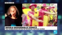 India Sabarimala temple: Clashes after two women make history by visiting famous banned Hindu temple