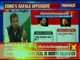 Congress President Rahul Gandhi addresses media over Rafale row; escalates Parrikar's tape attack