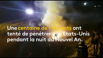 Une centaine de migrants repoussés à la frontière américaine pendant la nuit du Nouvel An