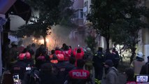 Fatih'te dün gece yanan bina çöktü - Detaylar - İSTANBUL
