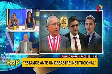 Ántero Flores-Aráoz tras remoción de fiscales: "Estamos ante un desastre institucional"