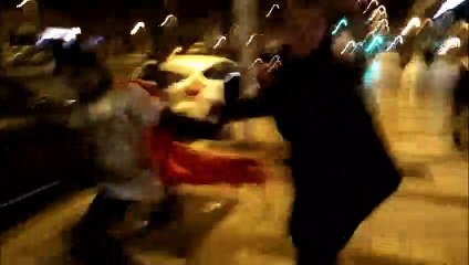 Violencia de un portero de una discoteca de Pamplona