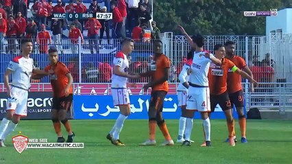 اللقطة الكاملة للهدف الملغي لجيبور بداعي اصابة فوزي القجع