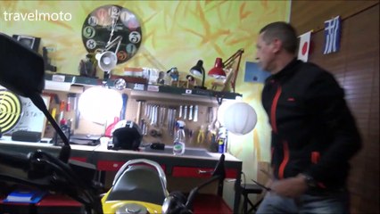 HONDA CB125F oil change + exhaust sound