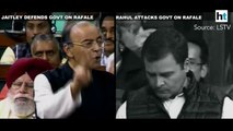 Rahul Gandhi vs Arun Jaitley: Watch how the Rafale row unfolded in LS