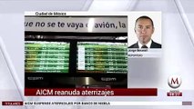 AICM reanuda aterrizajes