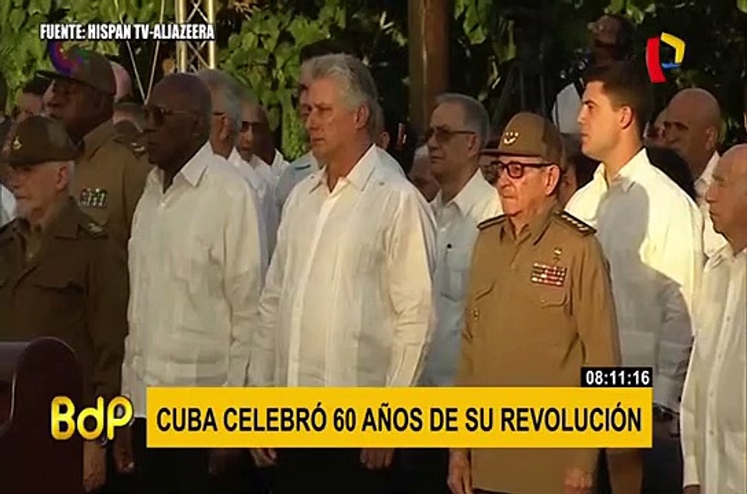 Cuba celebró 60 años de revolución que encabezó Fidel Castro
