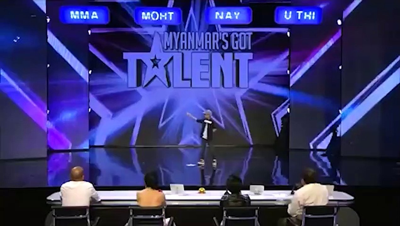 KID Dancer Gets GOLDEN BUZZER Performing Magic on Myanmar s Got Talent   Magicians Got Talent