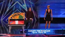 Magician Saws Heidi Klum In Half on America s Got Talent   Magicians Got Talent