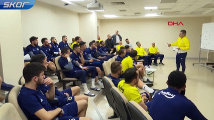 Ersun Yanal'ın kamp öncesi oyuncularına yaptığı konuşma