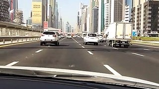 Welcome to Dubai_ the biggest highway Sheik Muhammad bin Zaid_ beautiful view