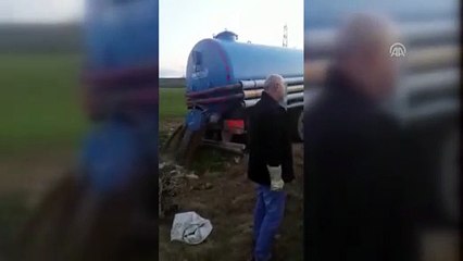 Atık su akıtılan dereden numune alındı - TEKİRDAĞ