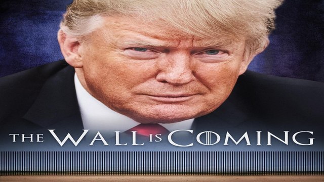 The Wall is coming. Pour son mur, Donald Trump a encore parodié Game of Thrones