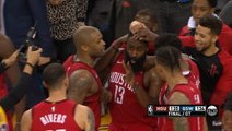 Harden inspires Rockets to OT win over Warriors