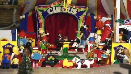 La crèche animée en Playmobil de Papyjo