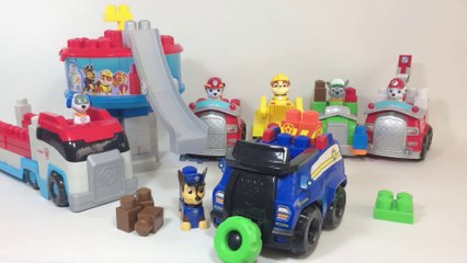 Tải video: Paw Patrol Ionix Jr Lookout Paw Patroller Chase Marshall Rubble Rocky || Keith's Toy Box