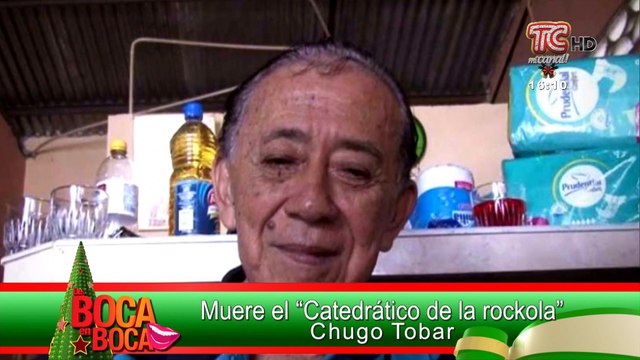 Luto en música nacional, falleció el rockolero Chugo Tobar