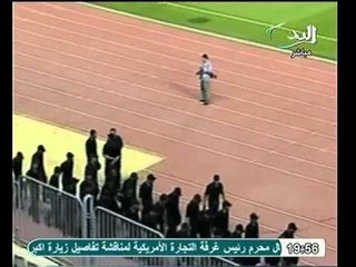عاجل لقطات مباشره لتأمين الامن المركزي داخل الاستاد الان