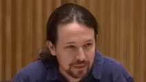 Pablo Iglesias defiende la legalización del cannabis en el Congreso.