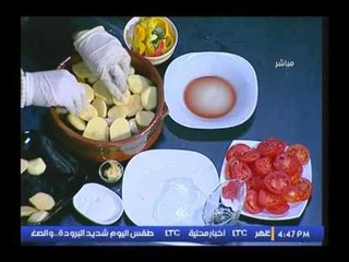 Download Video: برنامج جراب حواء | فقرة المطبخ مع الشيف أميره طرقة عمل طاجن البطاطس باللحمه والسحلب 20-12-2016