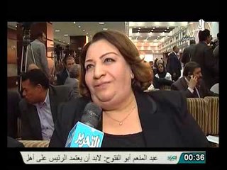 بالفيديو تهاني الجبالى المستشار مكي فضح تاريخيا ولن ينسي التاريخ موقفه المخزي