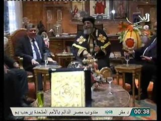 فيديو زيارة وزير الداخليه للكاتدرائيه