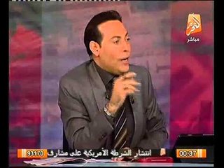 بالفيديو الغيطي ينفعل عالهواء و يلقّن عضو مؤيد درساً في الاحترام