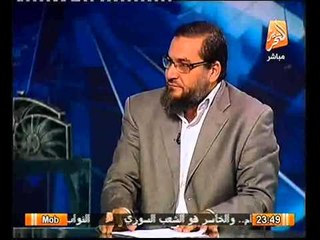 بالفيديو مناظره عالهواء بين خالد يوسف و صفوت عبد الغني في احداث الاتحاديه و المقطم