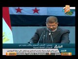 الرئيس مرسي يلوح بالحظر الجوي على سوريا ويهاتف العرب