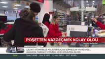 Vatandaş poşete para vermedi