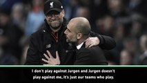 Guardiola not bothered about personal record with Klopp