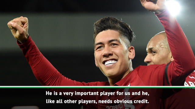 Klopp lauds 'influential' Firmino