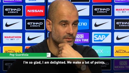 Télécharger la video: I'm delighted with our first half of the season - Guardiola