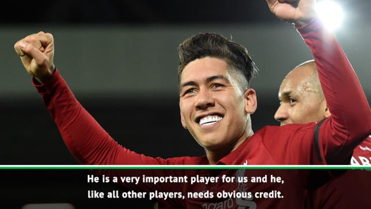Klopp lauds 'influential' Firmino