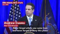 Andrew Cuomo Slams Trump In Ellis Island Speech: 'Never Forget Where You Came From'