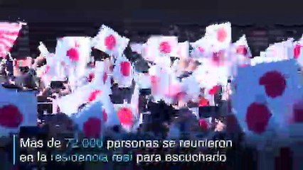 Discurso con sabor a despedida para el emperador japonés Akihito