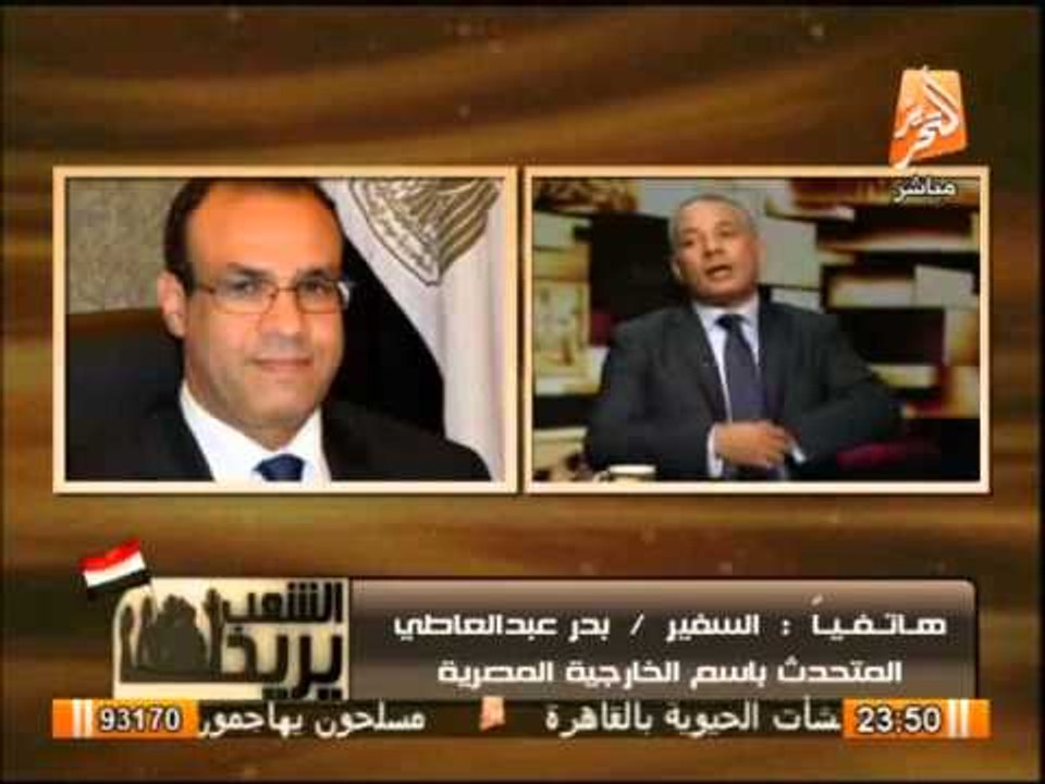 مشادة كلامية بين المتحدث بإسم الخارجية وشاهد عيان على واقعة الإعتداء على الفنانين فى السويد