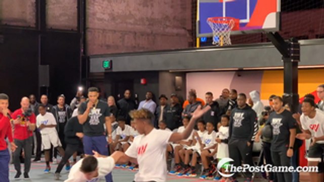 Russell Westbrook Connects With Youngsters At LA Jordan Brand Store