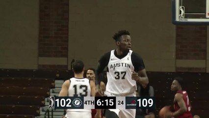 Amida Brimah flies in for the alley-oop slam