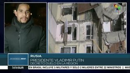 Decenas de muertos por derrumbe de edificio en Rusia