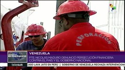 Maduro denuncia persecución financiera de EEUU contra Venezuela